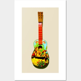 Toy guitar Posters and Art